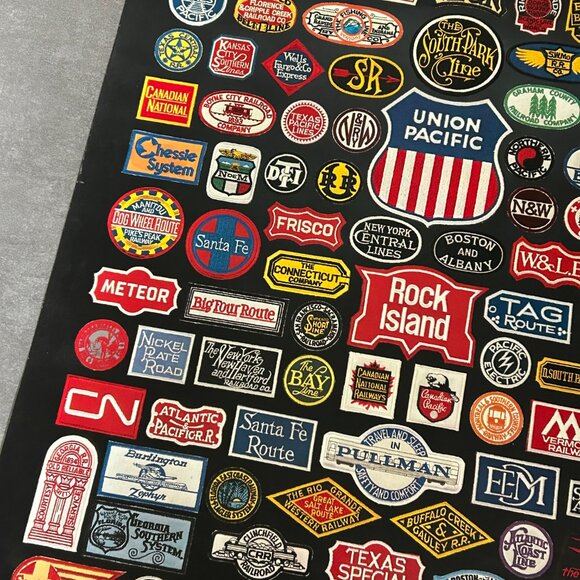 Vintage Typography - Poster of Railroad Lines from Cooper & Beatty - Picture 3 of 6